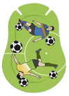 300261, Fußballspieler Großmotiv