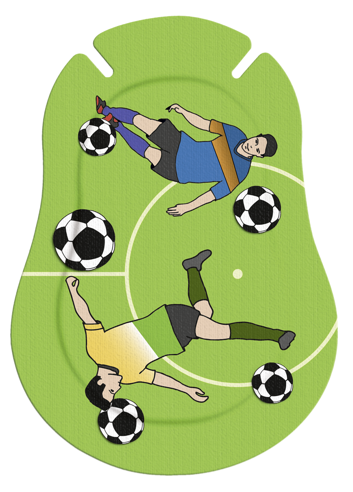 300259, Fußballspieler Großmotiv